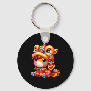 Chinese New Year Of The Horse 2026 Lunar New Year  Key Ring