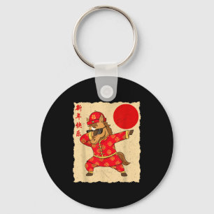 Chinese New Year Of The Horse 2026 Lunar Outfit Fu Key Ring
