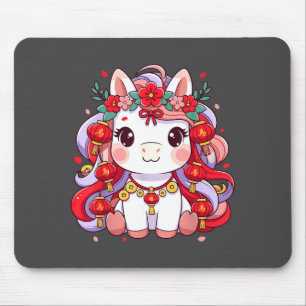 Chinese New Year Of The Horse 2026 Women Girls Mouse Mat