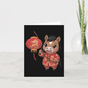 Chinese New Year Of The Horse Vietnamese Chuc Mung Card
