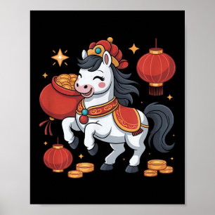 Chinese New Year Of The Horse Vietnamese Chuc Mung Poster