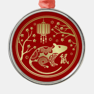 Chinese New Year of the Metal Rat 2020 Tree Decoration