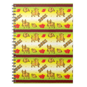 Chinese New Year of the Ox 2021 Notebook