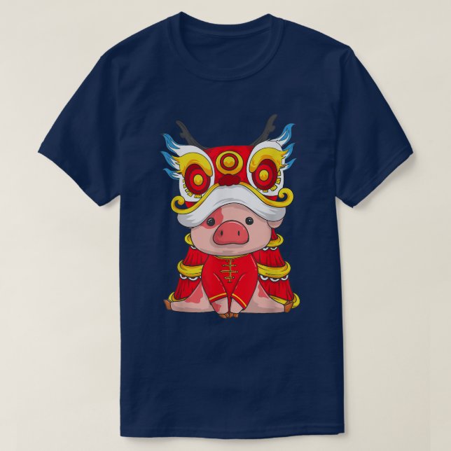 Chinese New Year Of The Pig 2031Zodiac Sign Kids  T-Shirt (Design Front)