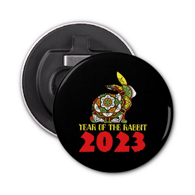 Chinese New Year of the Rabbit 2023 Bottle Opener (Front)