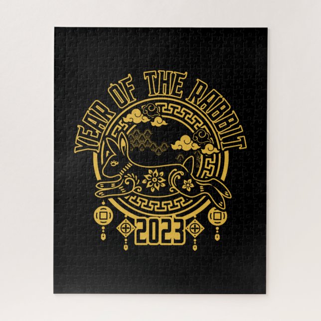 Chinese New Year of the Rabbit 2023 Jigsaw Puzzle (Vertical)
