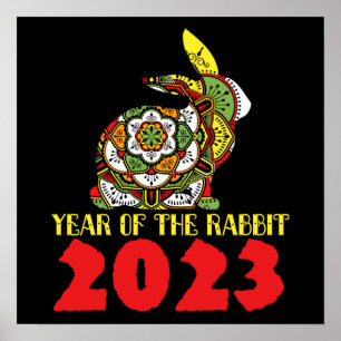 Chinese New Year of the Rabbit 2023 Poster