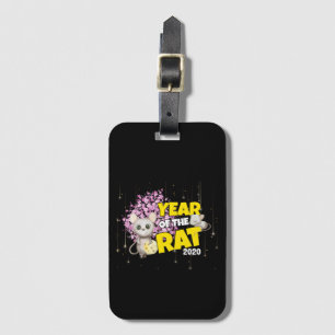 Chinese New Year of the Rat 2020 - Cute Mouse Luggage Tag