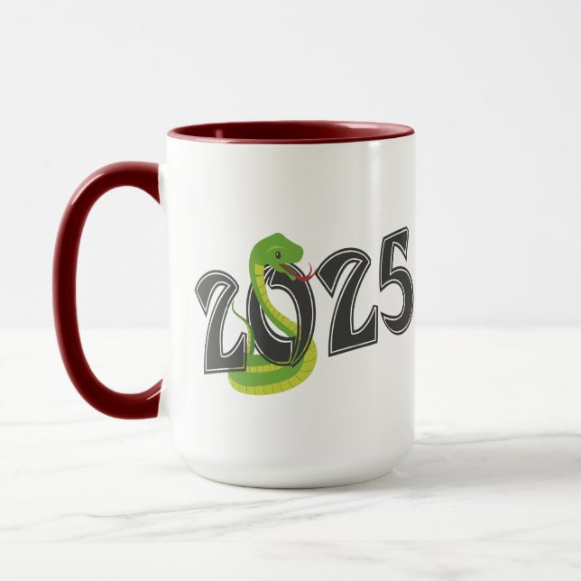 Chinese New Year of the Snake 2025 Gift Mug (Left)