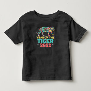 Chinese New Year of the Tiger 2022 - Mandala Toddler T-Shirt