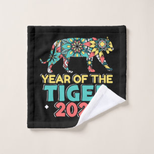 Chinese New Year of the Tiger 2022 - Mandala Wash Cloth