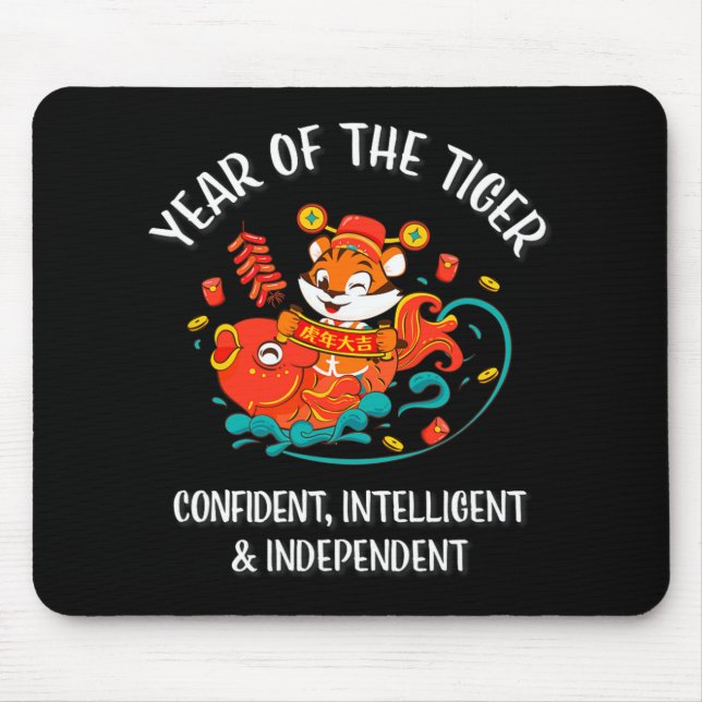 Chinese New Year Of The Tiger 2022  Mouse Mat (Front)