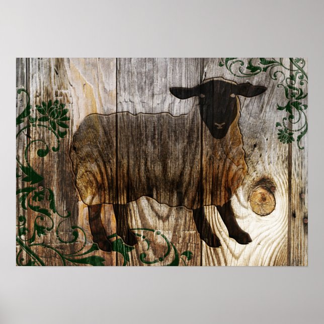 chinese new year of the wooden sheep 2015 poster (Front)