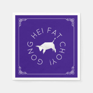 Chinese New Year Origami Ox Napkin