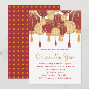 Chinese New Year Party Invitation