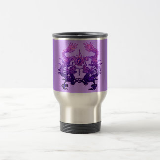 CHINESE NEW YEAR Purple Dragons Travel Mug