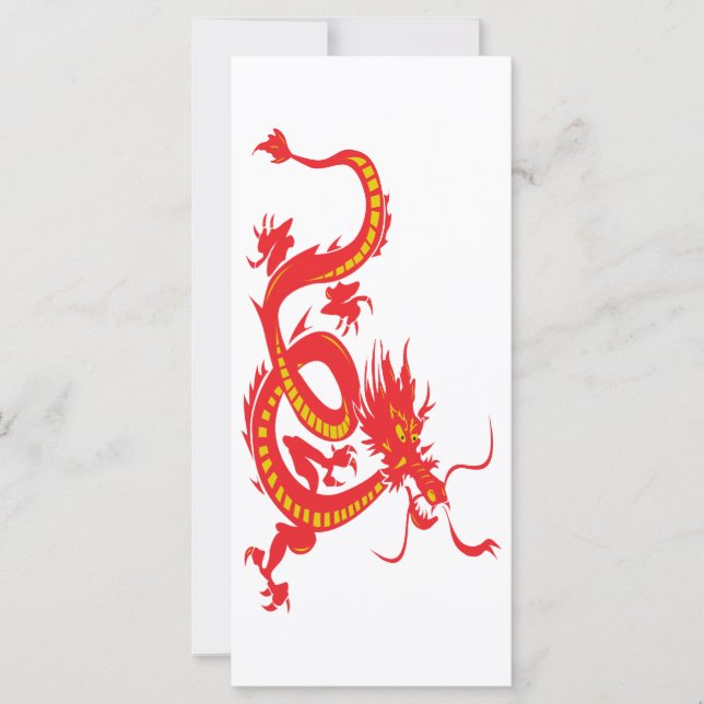 Chinese New Year Red Dragon (Front)