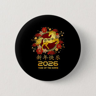 Chinese New Year Shirts For Men Women Kids Year Of 6 Cm Round Badge