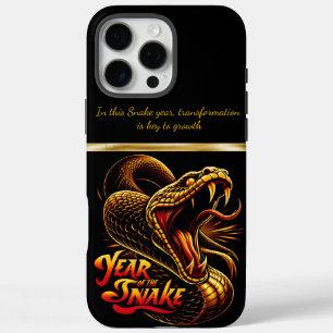 Chinese New Year showcasing year of the snake 2025 iPhone 16 Pro Max Case