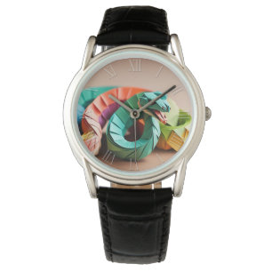 Chinese New Year Snake Origami Zodiac Birthday MW3 Watch