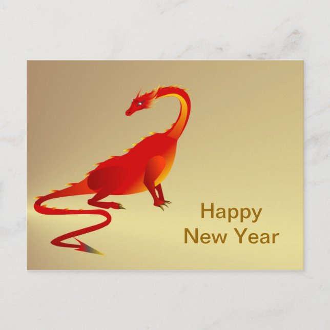 Chinese New Year Vietnamese New Year Tet Year of Holiday Postcard (Front)