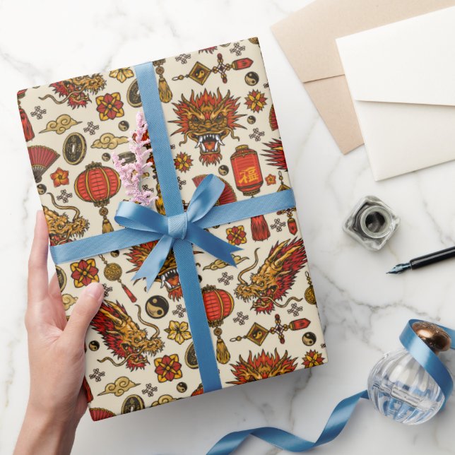 Chinese New Year  Wrapping Paper (Gifting)