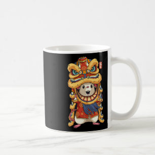 Chinese New Years Shirts For Men Dancing Rat Drago Coffee Mug
