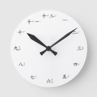 Chinese Numbers with Zhuyin Fuhao Taiwanese Clock