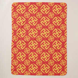 Chinese Oriental Sherpa Blanket