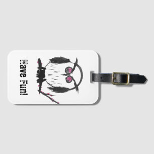 Chinese Owl Luggage Tag