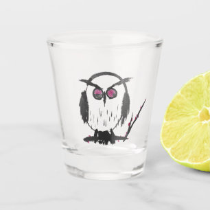 Chinese Owl Shot Glass