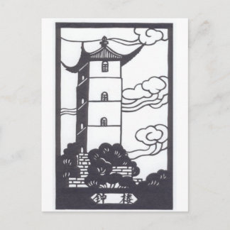 Chinese Pagoda Postcard