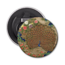 Chinese peacock and flowers (17th century) vintage
