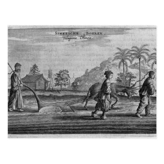 Chinese Peasants, a General Description from an ac Postcard