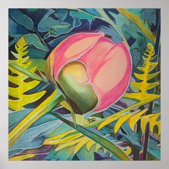 Chinese Peony Poster (Front)