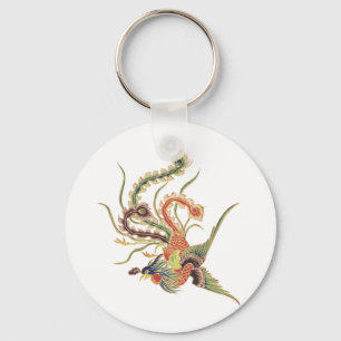 Chinese Phoenix - Fenghuang  Mythological Birds Ar Key Ring