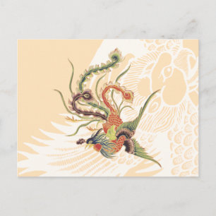 Chinese Phoenix - Fenghuang Mythological Birds Ar Postcard