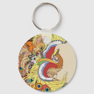 chinese phoenix key ring