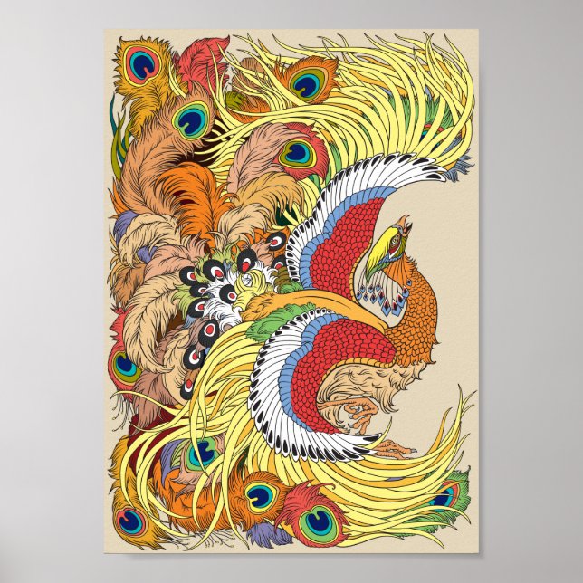 Chinese phoenix poster (Front)