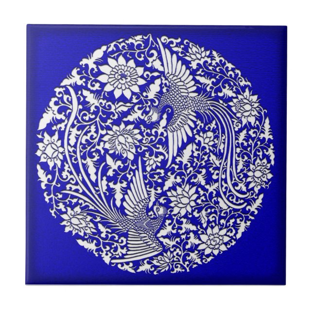 Chinese phoenix tile (Front)