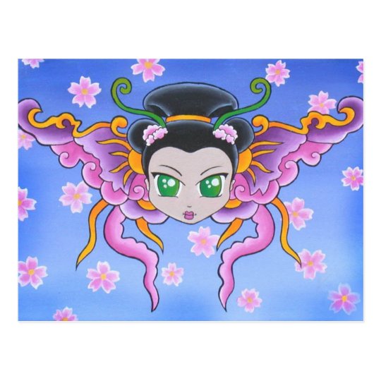 Chinese Princess Butterfly Postcard