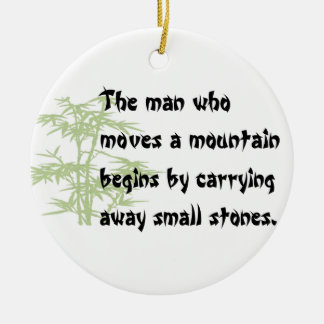 Chinese Proverb Christmas Ornament
