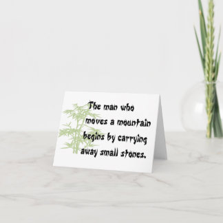 Chinese proverb notecards