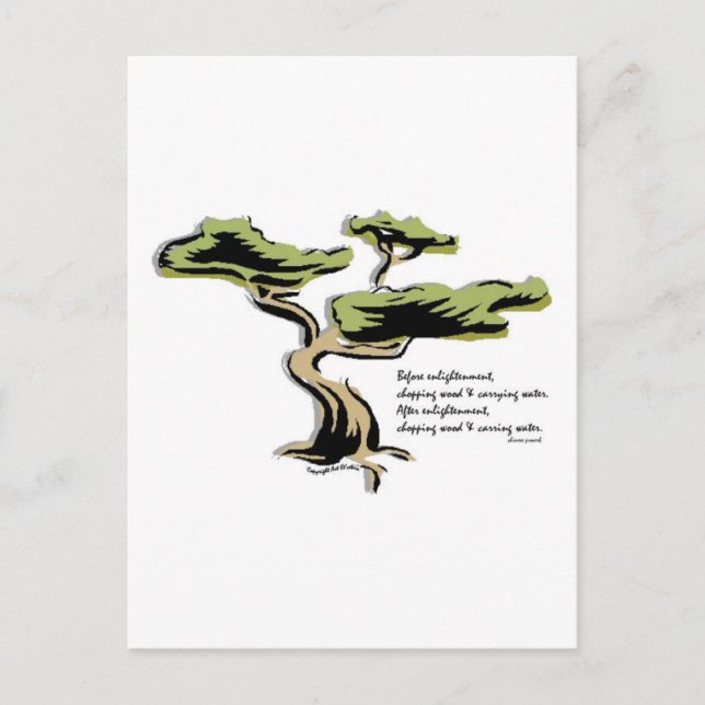 Chinese Proverb Postcard (Front)