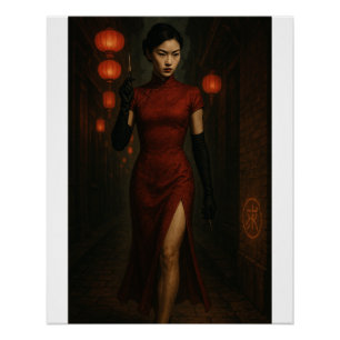 Chinese Qipao Assassin – Code in Crimson Poster