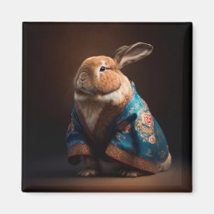 Chinese Rabbit Magnet