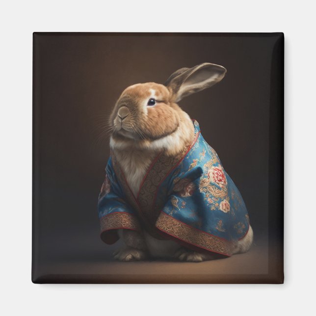 Chinese Rabbit Magnet (Front)