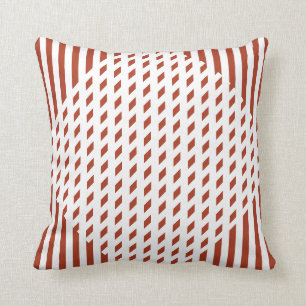 Chinese Red Abstract Classy Cushion