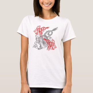 Chinese Red Dragon Women's T-Shirt