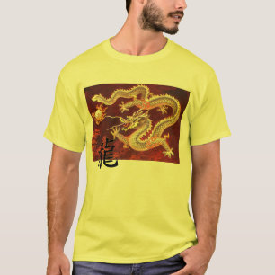 Chinese Red Enter the Dragon T-shirt Customised